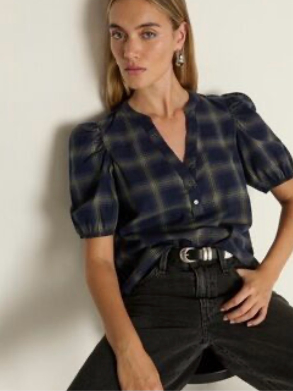 Nation LTD Juno Puff Sleeve Blouse